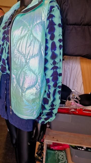 Veste matelassée irisée